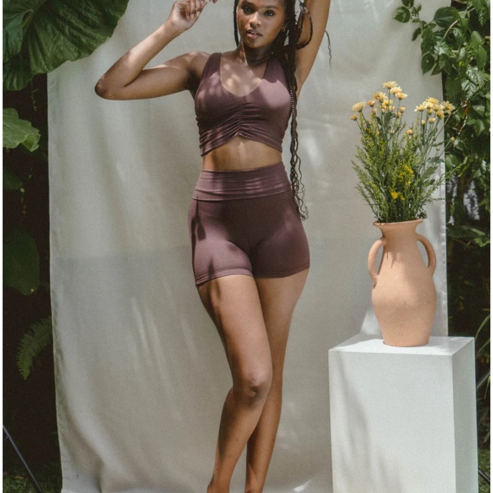 Indigo Luna Moon Shorts in Carob Size Medium